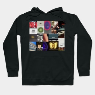 888 angel number aesthetic collage Hoodie